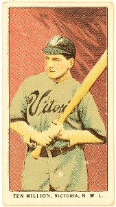 Ten Million, Victoria Team, baseball card portrait LCCN2007685567