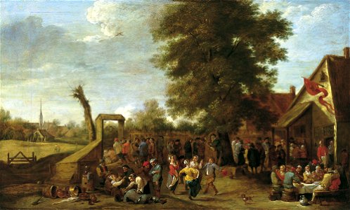 David Teniers (II) - The Village Fête (Museo Thyssen-Bornemisza)
