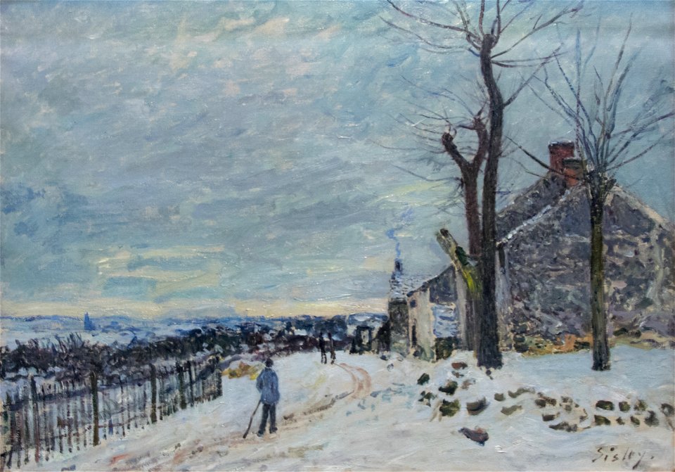 Temps de neige à Veneux-Nadon - Alfred Sisley