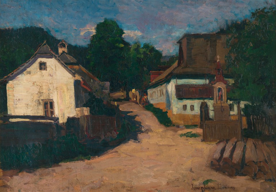 Teodor Zemplényi - Na dedine - O 1153 - East Slovak Gallery