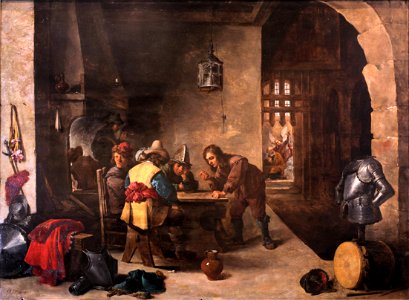 Gatehouse with Saint Peter delivered-David Teniers the Younger-MBA Lyon A110-IMG 0413