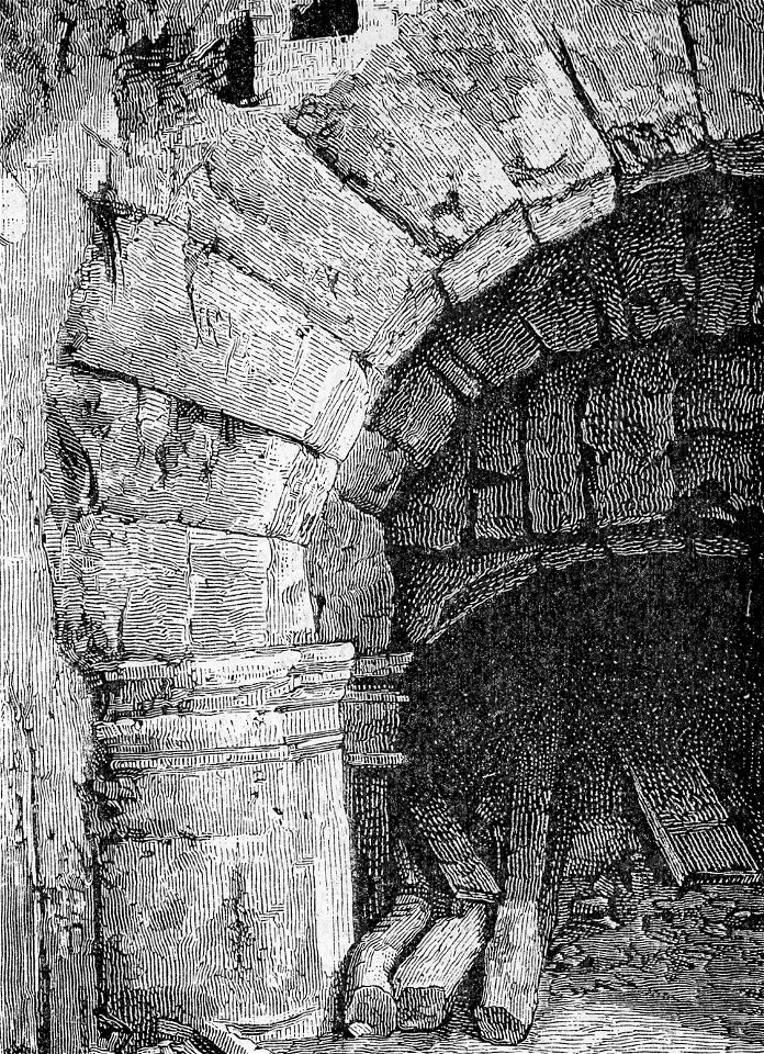 Teramo – Avanzi dell’anfiteatro (xilografia)