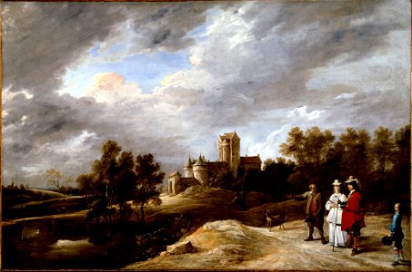 Teniers, David the younger - A Castle and its Proprietors - Google Art Project