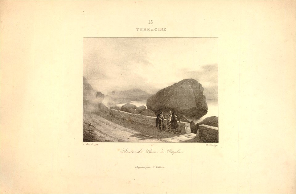 Terracine - route de Rome à Naples (BM 1920,0420.104)