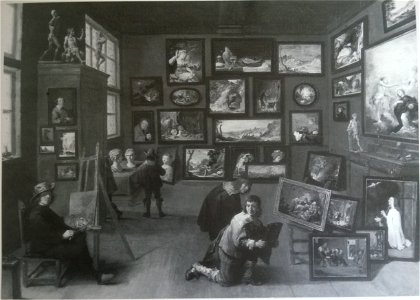 David Teniers the Younger - The Artist in his Workshop