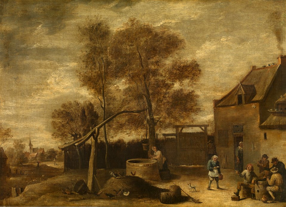 David Teniers de Jonge - Op het neerhof (KMSKA)