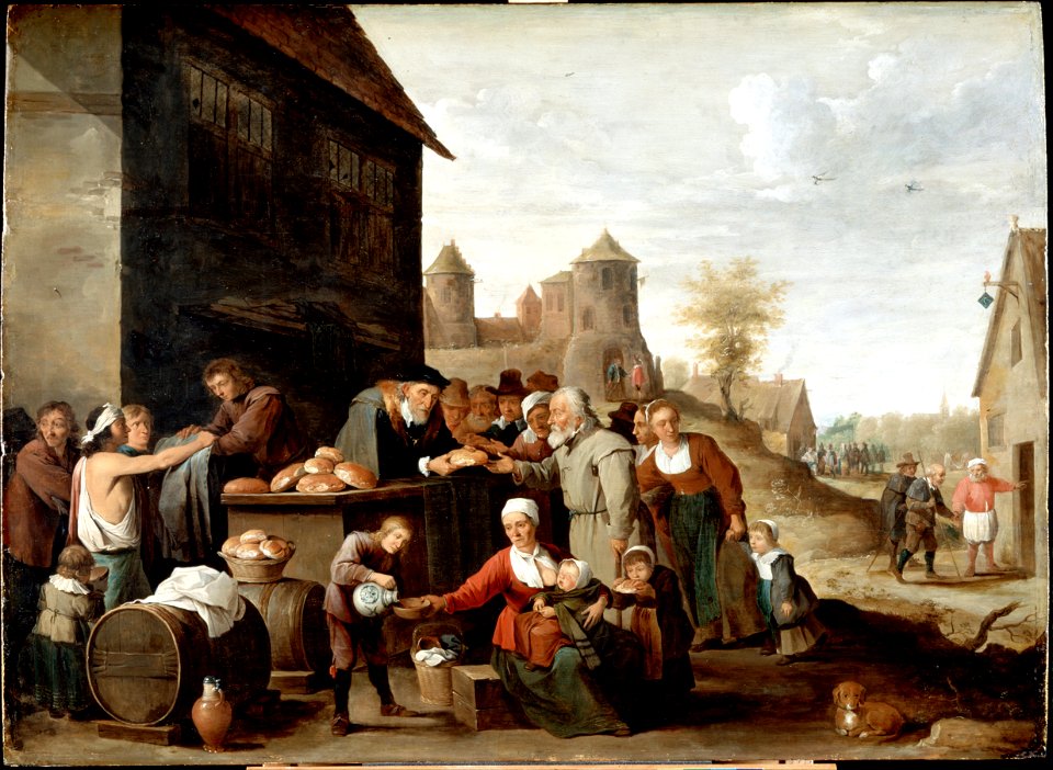 Teniers, David the younger - The Seven Corporal Works of Mercy - Google Art Project