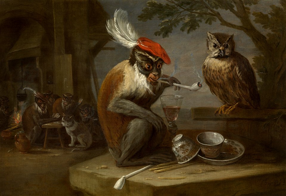 David Teniers de Jonge - Singerie (KMSKA)