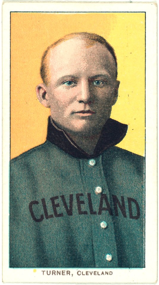 Terry Turner, Cleveland Naps, baseball card portrait LCCN2008676574