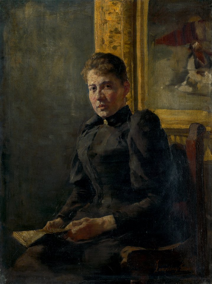 Teodor Zemplényi - Portrait of a Lady - O 395 - Slovak National Gallery
