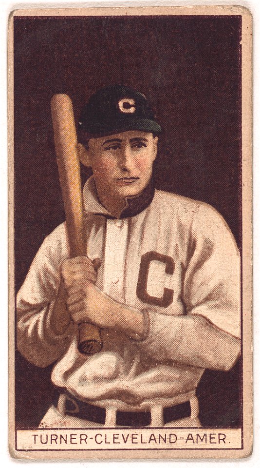 Terence Turner, Cleveland Naps, baseball card portrait LCCN2008678360