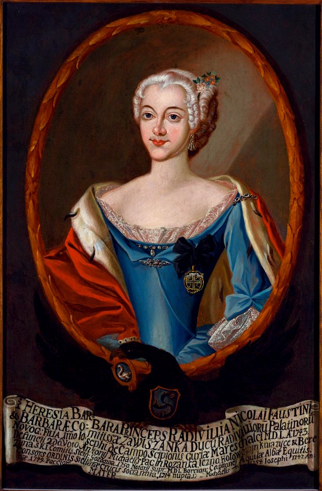 Tereza Barbara Pac (Radzivił). Тэрэза Барбара Пац (Радзівіл) (1756-58)