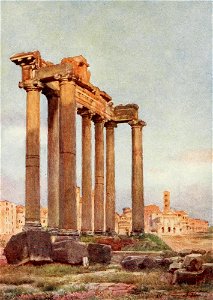 Temple of Saturn by Alberto Pisa (1905)