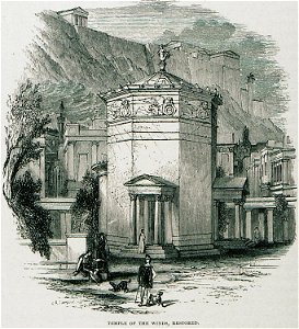 Temple of the Winds, restored - Wordsworth Christopher - 1882. Free illustration for personal and commercial use.