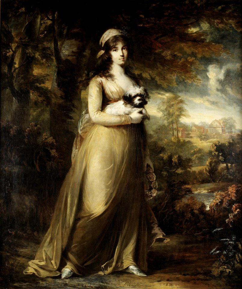 Teresa Vandoni, Italian Singer at the Royal Opera, Stockholm (Carl Fredrik von Breda) - Nationalmuseum - 18432