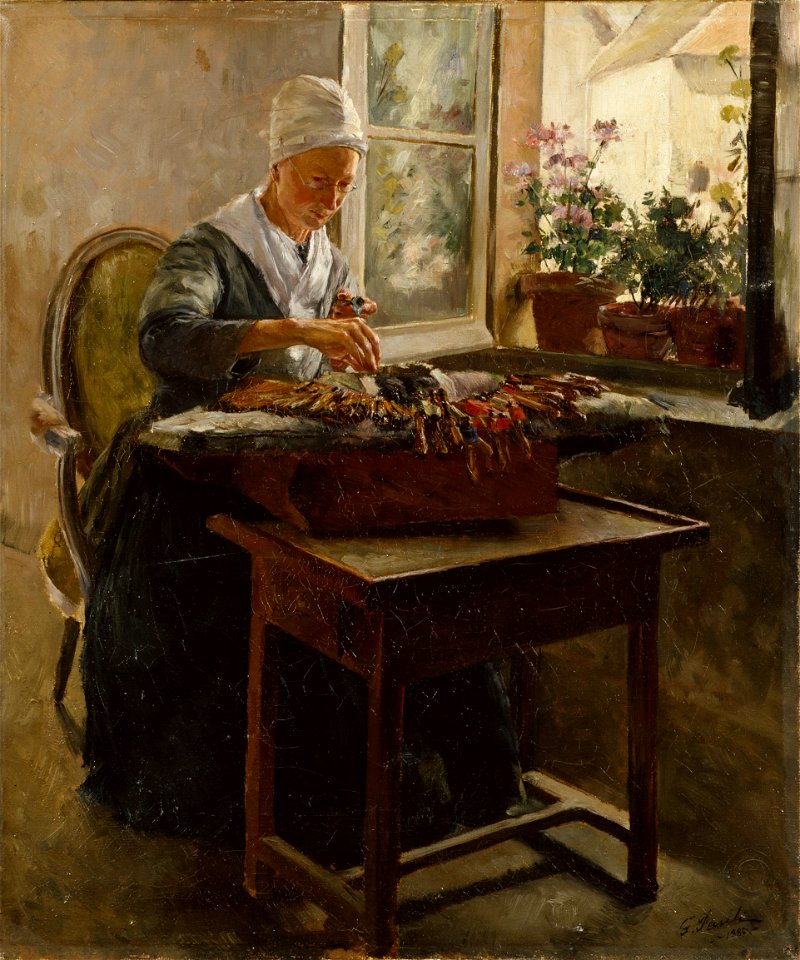 The Lace-Maker (Georg Pauli) - Nationalmuseum - 23845