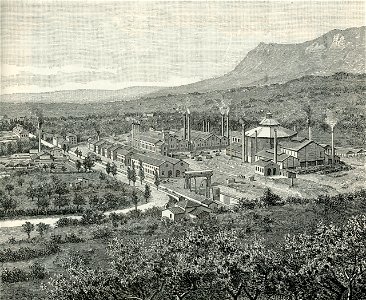 Terni veduta delle acciaierie ed altri opifici industriali
