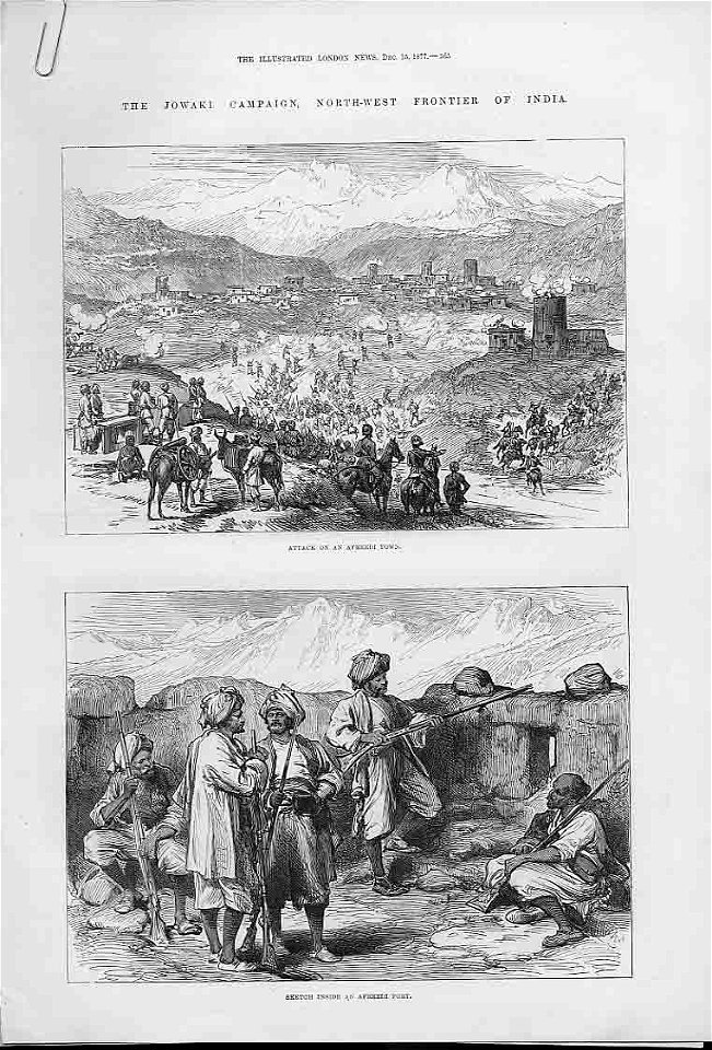 The Jowaki Campaign, North-West Frontier of India - ILN 1877