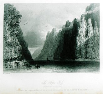 The Kazan Pass (with the modern and Roman roads) - Pardoe Julia - 1839