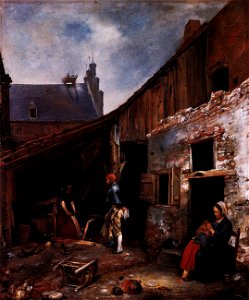 The Knifegrinder's Family 1653-1655 Gerard ter Borch