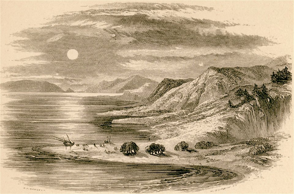 The Isthmus of Corinth, from the Gulf - Wordsworth Christopher - 1882