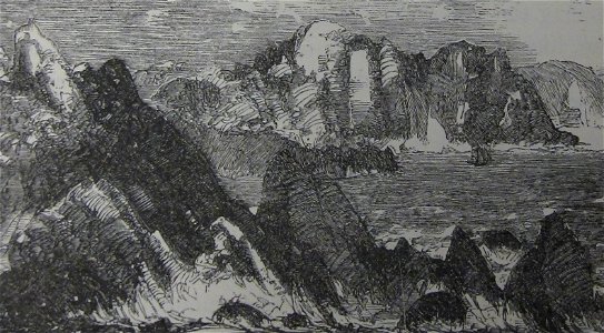 The Islets of the Channel 1858 Walter Cooper Dendy m