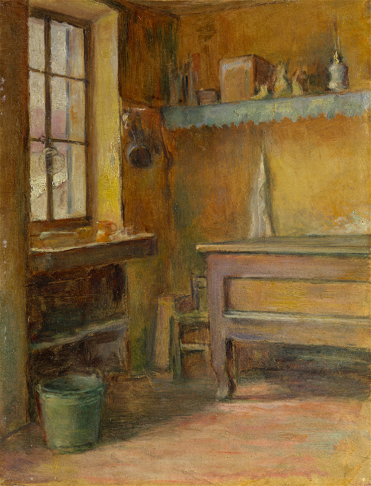 The Kitchen by Kuroda Seiki (Kuroda Kinenkan)
