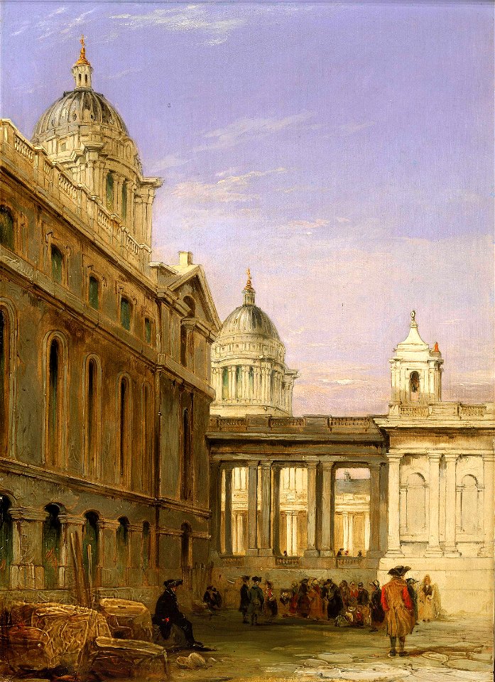 The King William Quadrangle, Greenwich Hospital RMG BHC1832