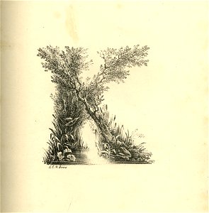 The Landscape Alphabet (BM 1870,0514.2075-2100 15)