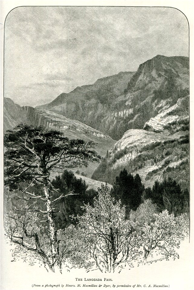 The Langgada pass - Mahaffy John Pentland - 1890