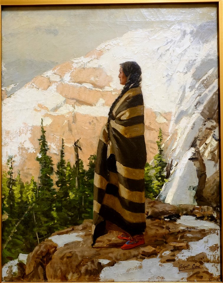 The Land of the Free, by William Gilbert Gaul, c. 1900, oil on canvas - Blanton Museum of Art - Austin, Texas - DSC08191