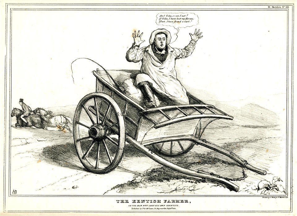The Kentish farmer, or the man wot's lost his own identity. (BM 1857,1222.137)