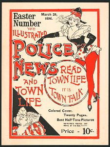 The Illustrated Police News and Town Life. LCCN2014649569. Free illustration for personal and commercial use.