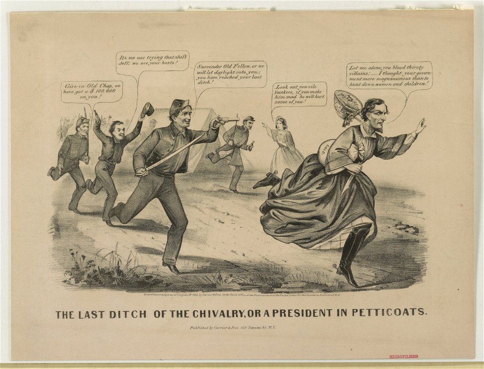 The last ditch of the chivalry, or a President in petticoats LCCN96511718