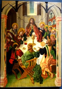 The Last Supper by Maestro Bartolomé and workshop, 1480-1488, oil on panel - University of Arizona Museum of Art - University of Arizona - Tucson, AZ - DSC08368