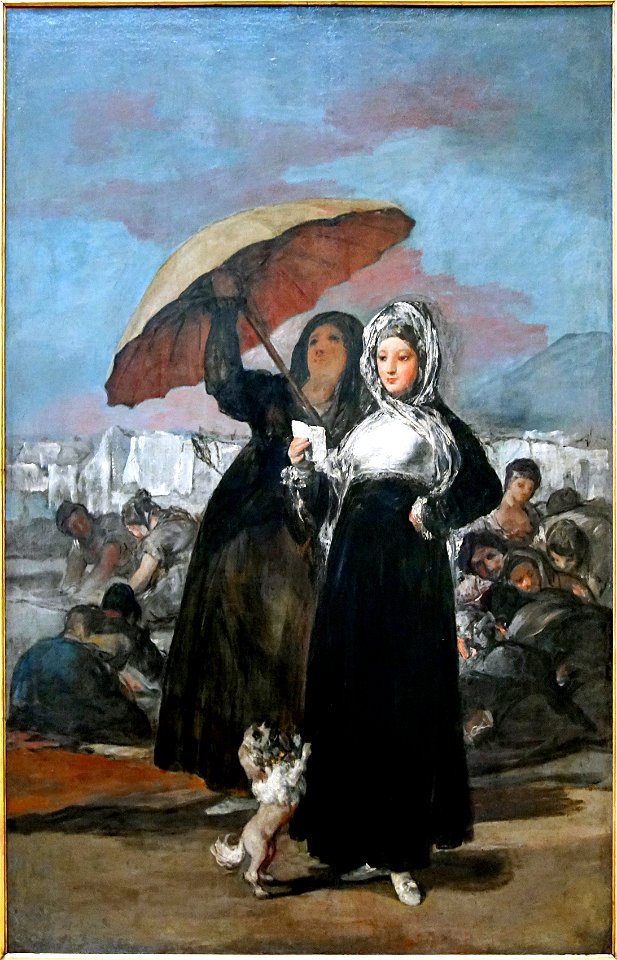 The Letter or the Young by Goya