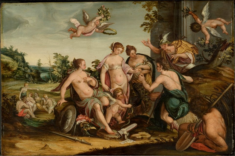 The Judgement of Paris (Hans von Achen) - Nationalmuseum - 17742