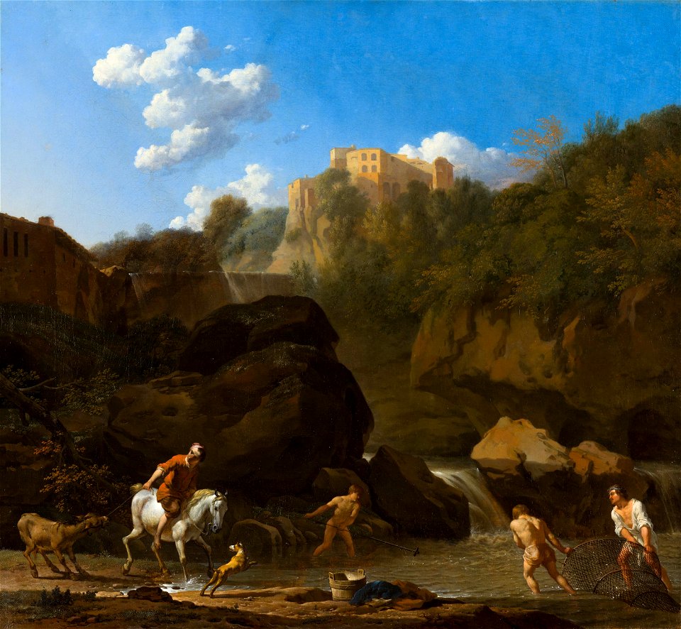 The Waterfalls at Tivoli by Karel Dujardin Mauritshuis 73