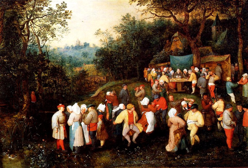 The Wedding Feast Jan Brueghel the Elder