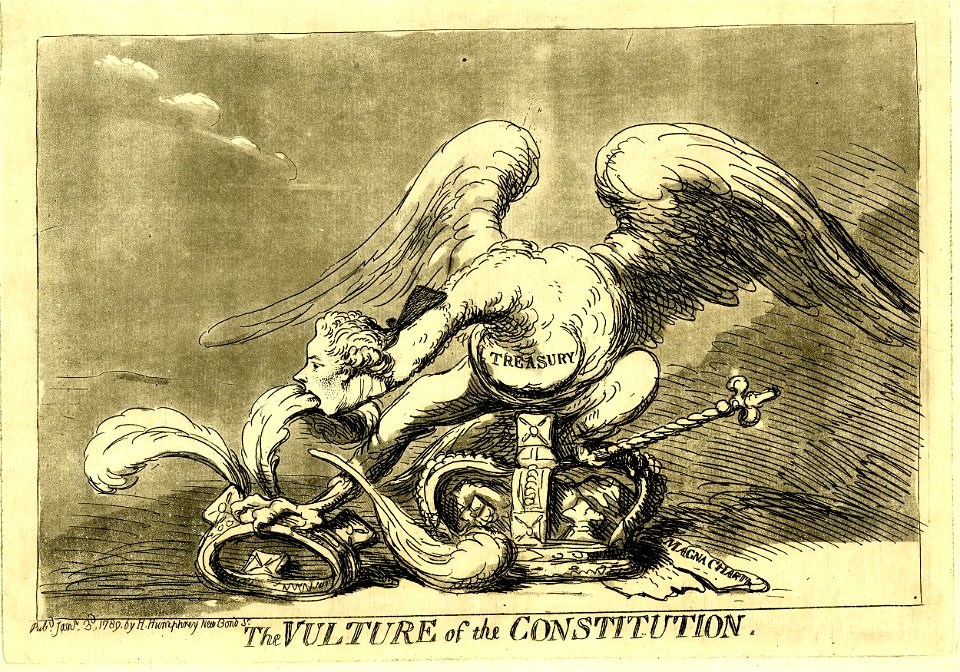 The vulture of the constitution. (BM 1868,0612.1228)