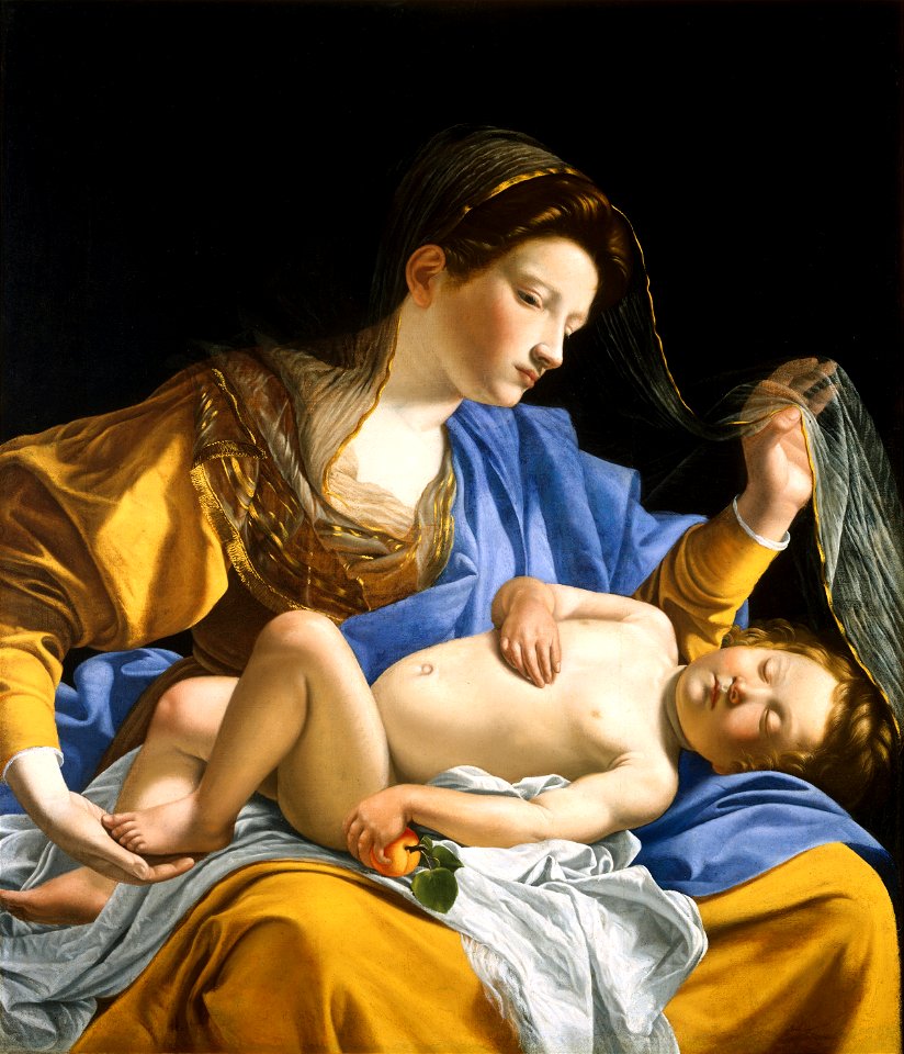 The Virgin with the Sleeping Christ Child - Orazio Gentileschi - Google Cultural Institute