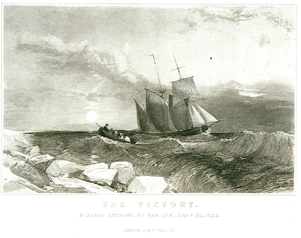 The Victory Finally stopped by the Ice, Sept 30, 1829 RMG PU6141