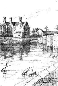 The Wellbridge Manor House of the Story 1897. Free illustration for personal and commercial use.