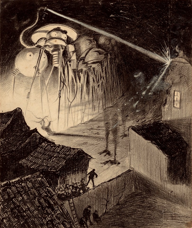 The War of the Worlds by Henrique Alvim Corrêa, orginal graphic 08