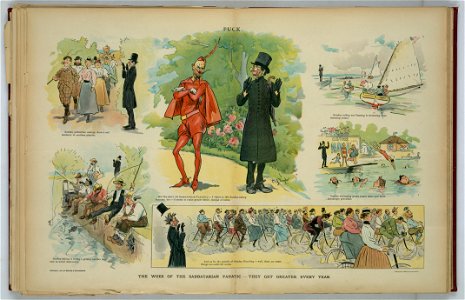 The woes of the sabbatarian fanatic - they get greater every year - C.J. Taylor. LCCN2012647678
