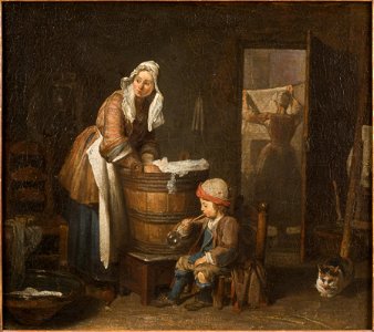 The Washerwoman (Jean Siméon Chardin) - Nationalmuseum - 17783