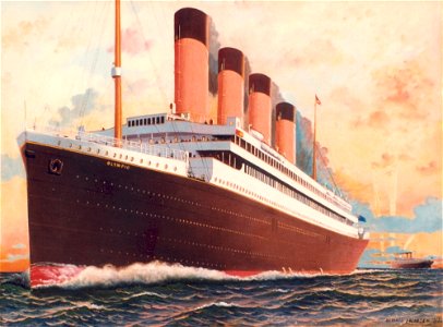 The White Star Steamship OLYMPIC, by Antonio Jacobsen 4765