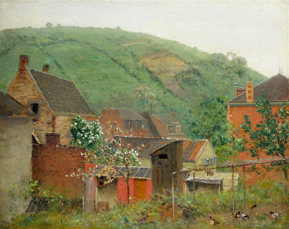 The Walloon village of Jupille, by Ivan Pavlovich Pokhitonov