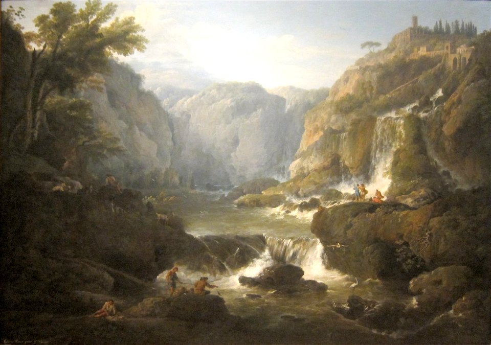 The Waterfalls at Tivoli, by Claude-Joseph Vernet, Cleveland Museum of Art
