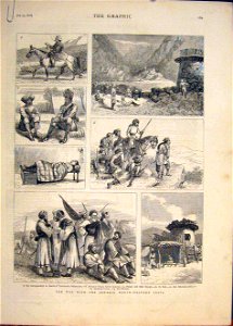 The War with the Jowakis, North-Western India - The Graphic 1878. Free illustration for personal and commercial use.